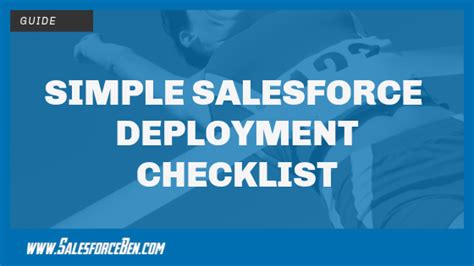 Salesforce Deployment Checklist Template